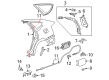 2008 Toyota Prius Fuel Door Release Cable Diagram - 77035-47040