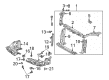 2003 Toyota Prius Radiator Support Diagram - 53201-47030