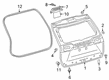 2021 Toyota RAV4 Weather Strip Diagram - 67881-0R050