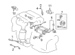 2009 Toyota Prius Vapor Pressure Sensor Diagram - 89461-33020