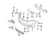 2010 Toyota Venza Grille Diagram - 53112-0T010