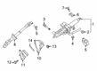 2022 Toyota RAV4 Prime Steering Column Diagram - 45250-07180