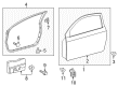 2011 Scion tC Door Seal Diagram - 67862-21070