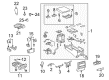 2013 Toyota Land Cruiser Center Console Latch Diagram - 58908-60040