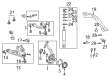 2004 Toyota Land Cruiser Shock And Strut Mount Diagram - 48680-60010