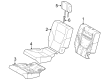 2023 Toyota Sequoia Seat Cushion Diagram - 71652-0C280