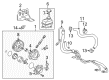 2005 Toyota Celica Power Steering Reservoir Diagram - 44360-20220