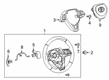 Toyota Corolla Cross Steering Wheel Diagram - 45100-0Z130-C0