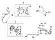 Toyota Highlander Power Steering Hose Diagram - 44410-48081