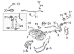 2014 Toyota Prius Fuel Tank Diagram - 77001-47110