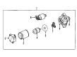 2013 Toyota Yaris Starter Motor Diagram - 28100-21063