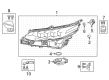 2019 Toyota Mirai Light Control Module Diagram - 81108-62040