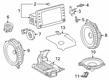 2022 Toyota Corolla Cross Car Speakers Diagram - 86150-0W670