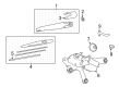 Toyota Venza Windshield Washer Nozzle Diagram - 85391-48100