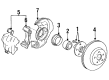 1991 Toyota Celica Brake Caliper Bracket Diagram - 47721-20260