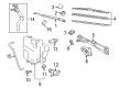 2014 Scion iQ Windshield Wiper Diagram - 85241-74020