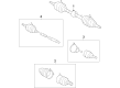 Toyota Yaris Axle Shaft Diagram - 43420-0D450