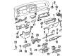 2006 Toyota 4Runner Instrument Panel Light Bulb Diagram - 90981-11018