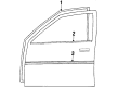 1989 Toyota Camry Door Seal Diagram - 68170-32040