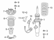 Toyota GR Supra Coil Springs Diagram - 48131-WAA01