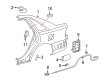 2003 Toyota Avalon Fuel Door Diagram - 77350-AC011