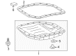 Toyota Sienna Transmission Pan Diagram - 35106-06020