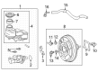 2023 Toyota Corolla Cross Brake Booster Diagram - 44610-0A090