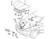 2004 Toyota Sienna Hood Cable Diagram - 53630-AE010