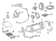 Toyota Mirai Car Speakers Diagram - 86160-0WU70