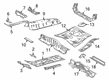 Toyota Corolla Front Cross-Member Diagram - 57451-02100