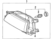 1987 Toyota Camry Headlight Diagram - 81105-32200