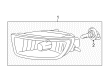 2000 Toyota Sienna Fog Light Diagram - 81210-08010