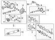 2022 Toyota Sequoia Axle Shaft Diagram - 42330-0C020