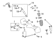 2020 Toyota Land Cruiser Bump Stop Diagram - 48306-60221