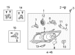 2011 Toyota Corolla Headlight Diagram - 81110-02B50