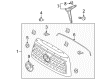 2011 Toyota Sequoia Grille Diagram - 53100-0C210-B0