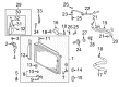 2002 Toyota Prius Radiator Support Diagram - 16533-21010