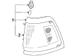 Toyota Pickup Side Marker Light Diagram - 81611-89175