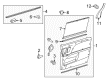 2011 Toyota Sienna Door Seal Diagram - 67887-08030