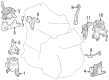 Toyota Grand Highlander Engine Mount Diagram - 12371-25140