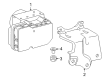 2010 Toyota RAV4 ABS Control Module Diagram - 44050-42301