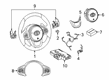 Toyota GR Supra Steering Wheel Diagram - 45100-WAA01