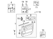 2019 Toyota Sequoia Weather Strip Diagram - 68171-0C030