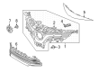 2023 Toyota Camry Grille Diagram - 53102-06280