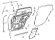 Toyota Mirai Door Seal Diagram - 67871-62020