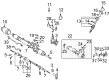 1996 Toyota Corolla Rack and Pinion Boot Diagram - 45535-12100