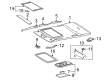 Toyota RAV4 Sun Visor Diagram - 74310-42300-B0