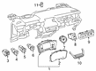 2021 Toyota Corolla Wiper Switch Diagram - 84652-02840