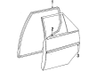 1986 Toyota Corolla Door Moldings Diagram - 75741-12450-01