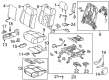 2018 Toyota Tundra Seat Cover Diagram - 71071-0C822-E1